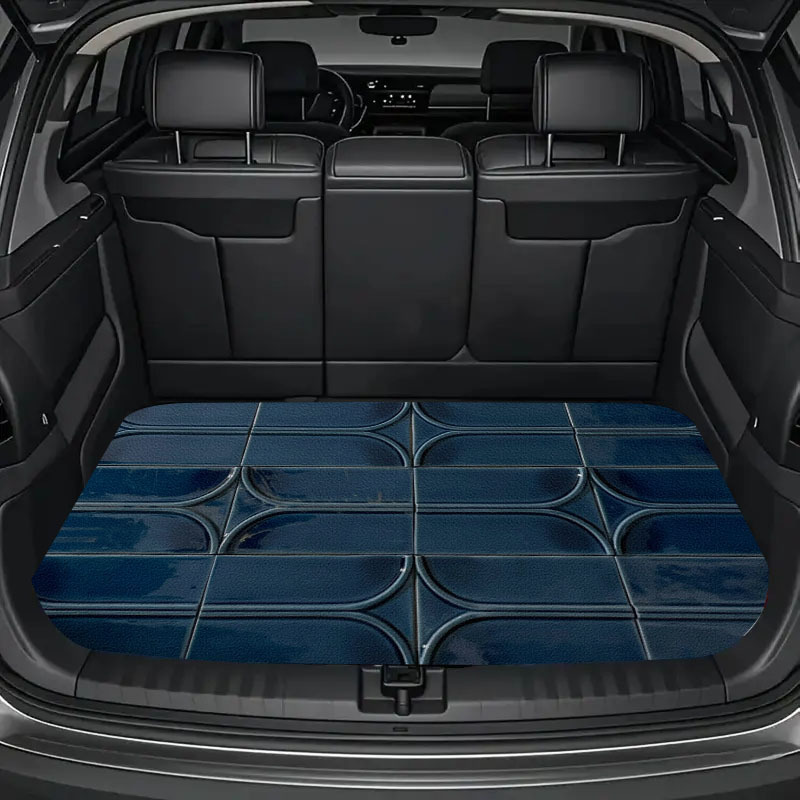 Car Accessories Must Have - 1pc Car Trunk Mat With Printed