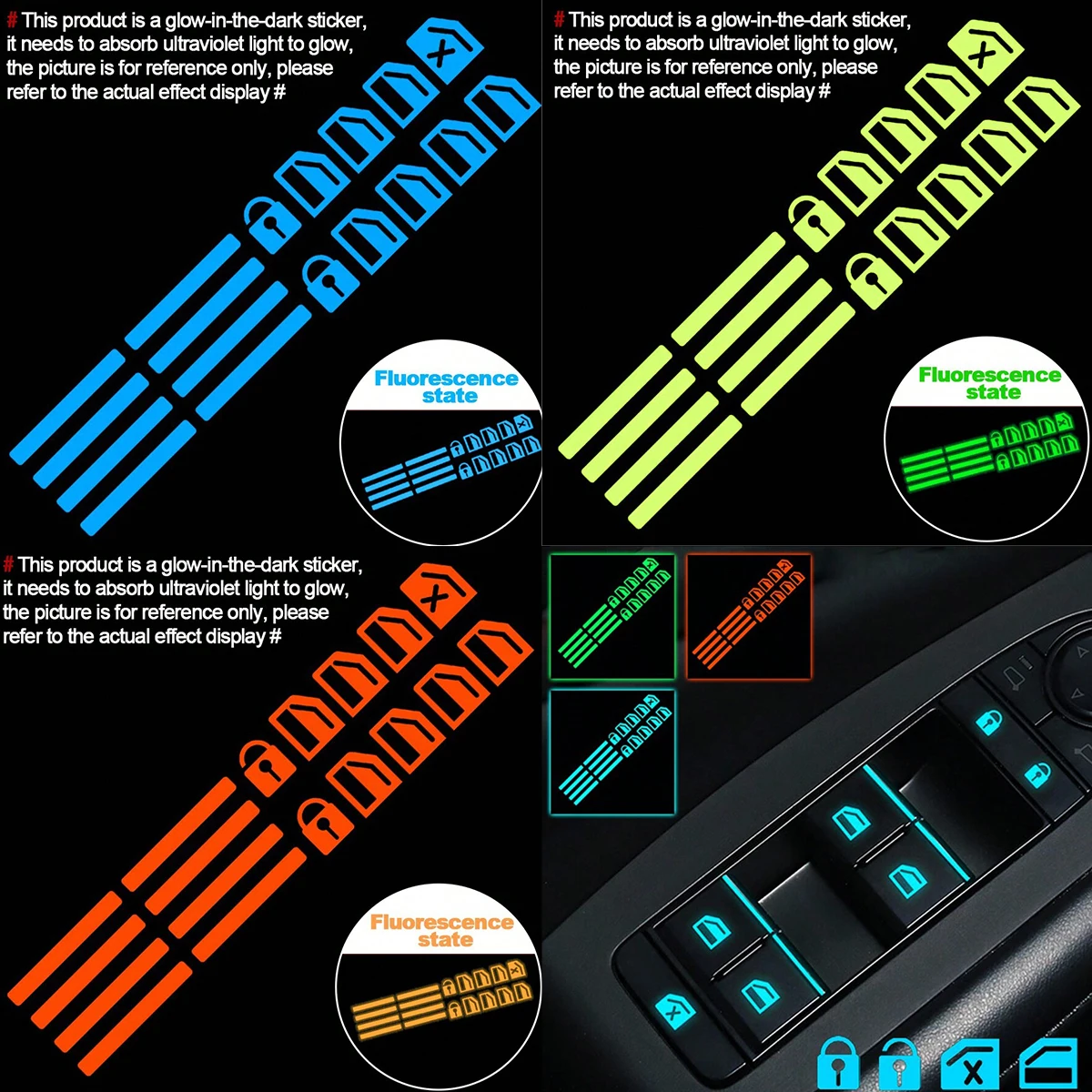 18pcs Car Window Control Butto - Car Accessories For Inside recension och pris