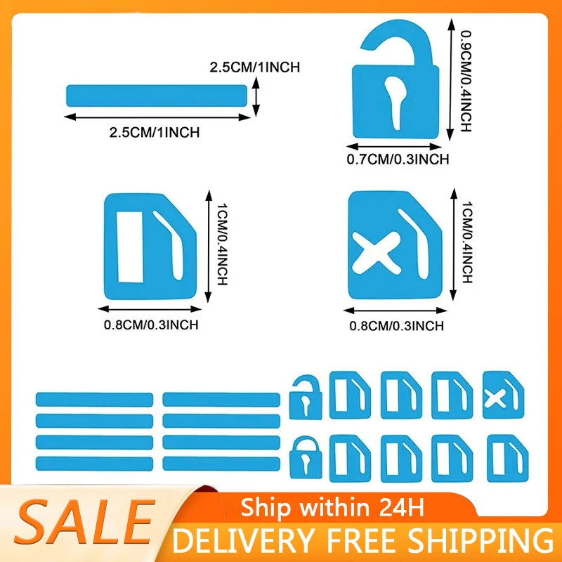 18pcs Car Window Control Butto - Car Accessories For Inside recension och pris