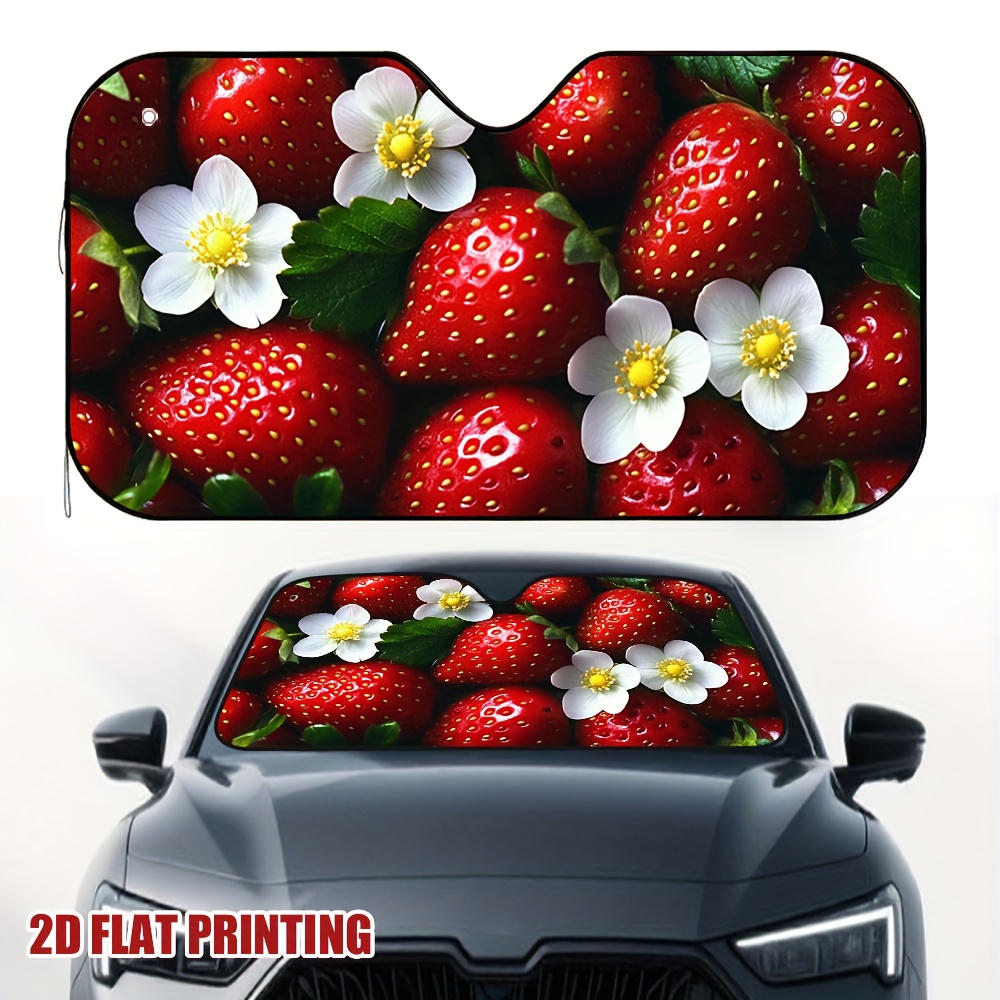 1pc Strawberries and Blossoms  - Car Accessories Must Have recension och pris