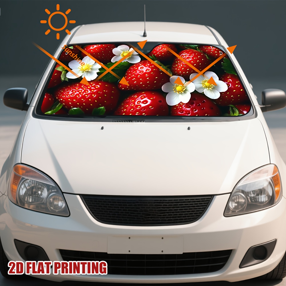 1pc Strawberries and Blossoms  - Car Accessories Must Have recension och pris