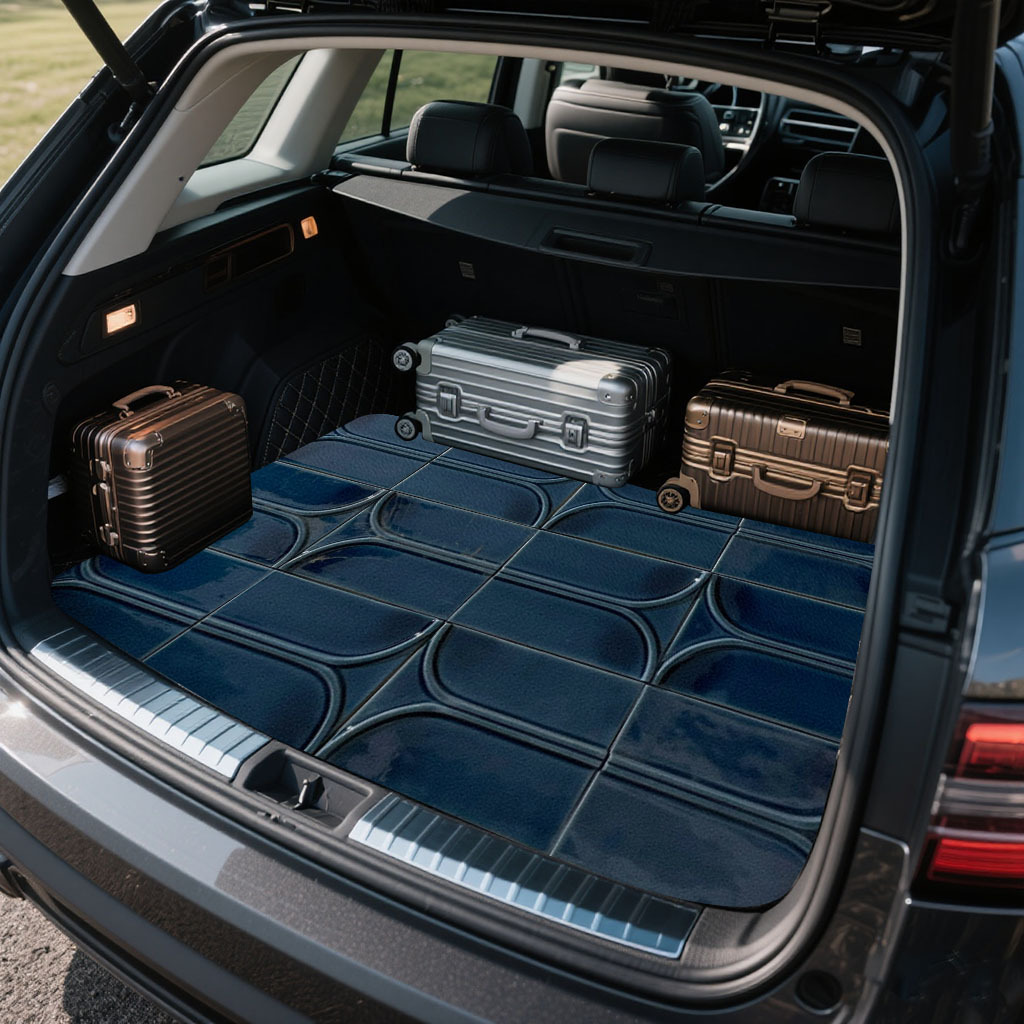 1pc Car Trunk Mat With Printed - Car Accessories Must Have recension och pris