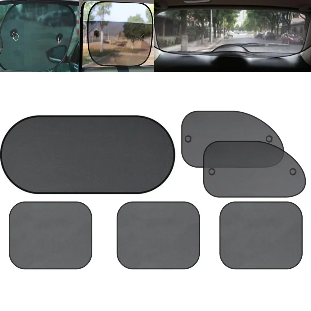 1Set Black Window Curtain Side - Car Accessories Inside recension och pris