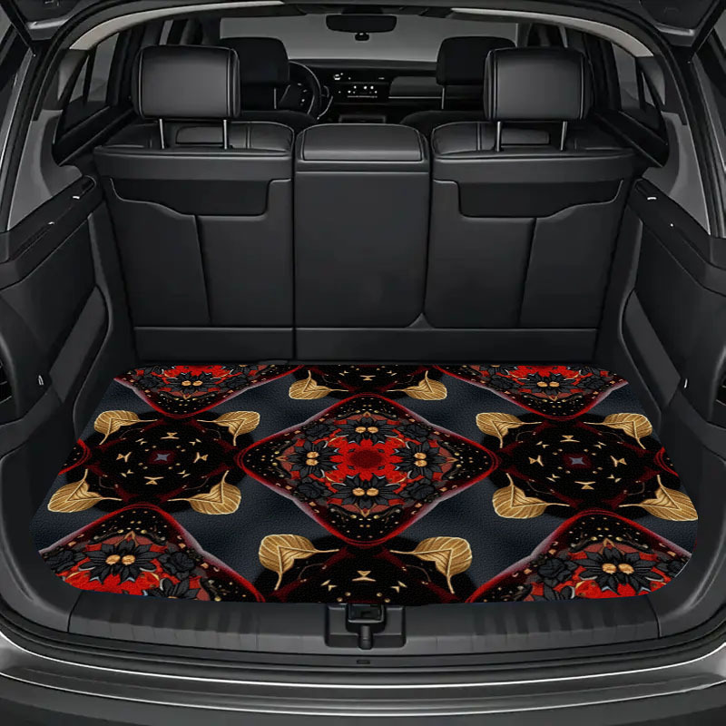 1pc Car Trunk Mat With Printed - Car Accessories Must Have recension och pris