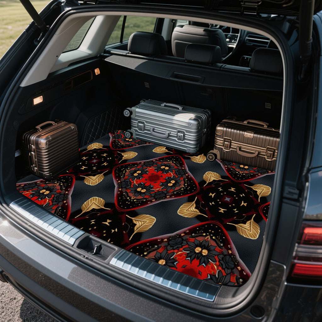 1pc Car Trunk Mat With Printed - Car Accessories Must Have recension och pris